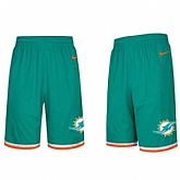 Men's Miami Dolphins Aqua NFL Shorts,baseball caps,new era cap wholesale,wholesale hats
